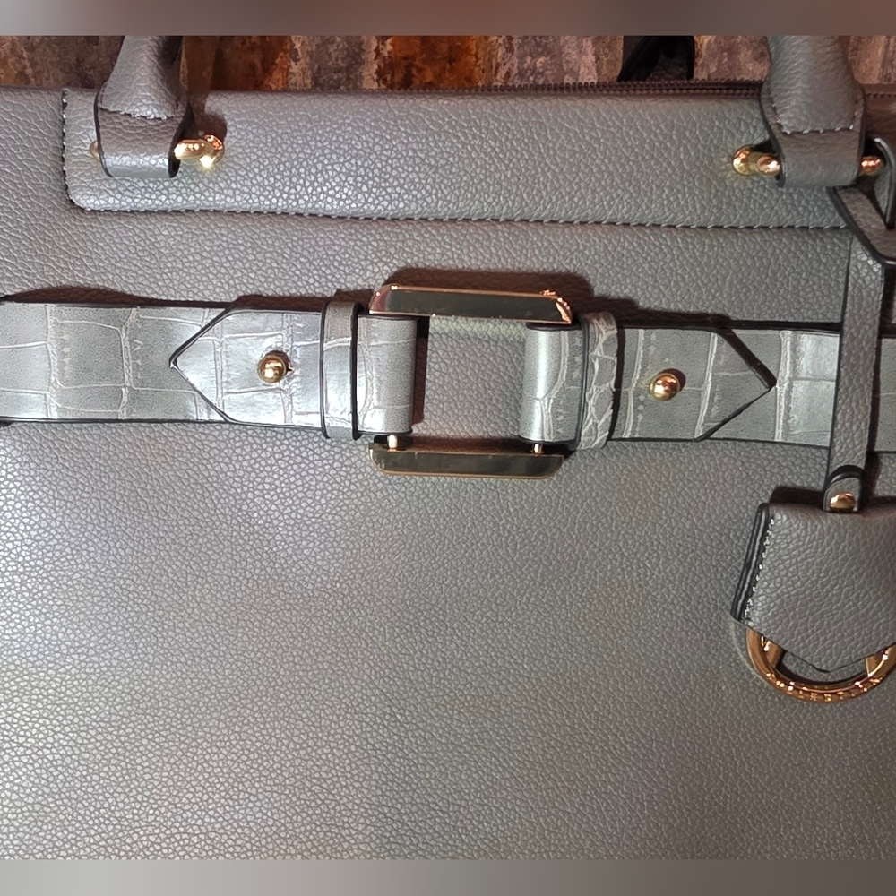 MKF Collection Virginia Women's Tote Bag by Mia K --Charcoal - Picture 4 of 8